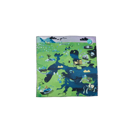 Treasure Map Knot Wrap - US 85574